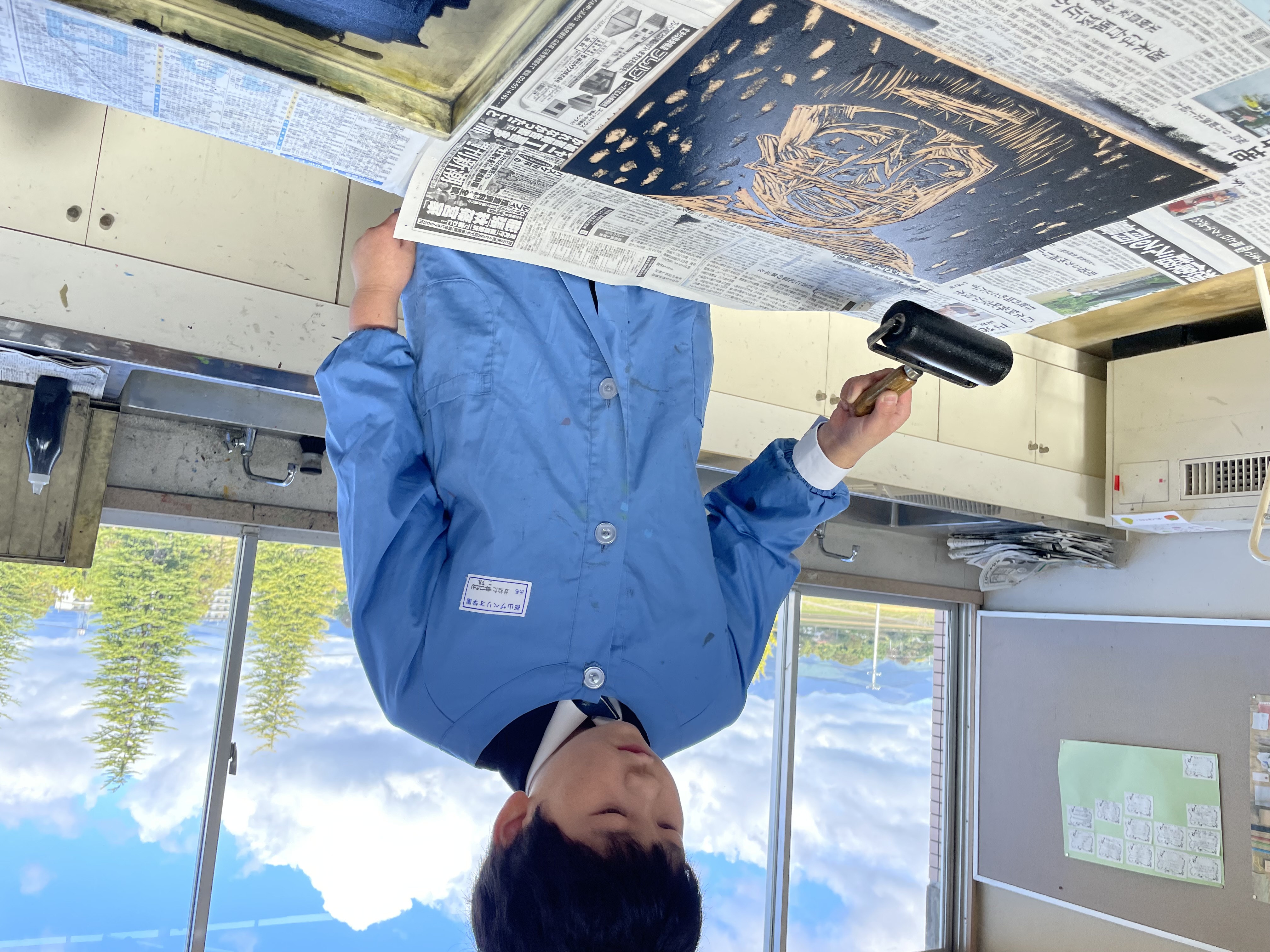 4年生»木版画 - 郡山ザベリオ学園 小学校