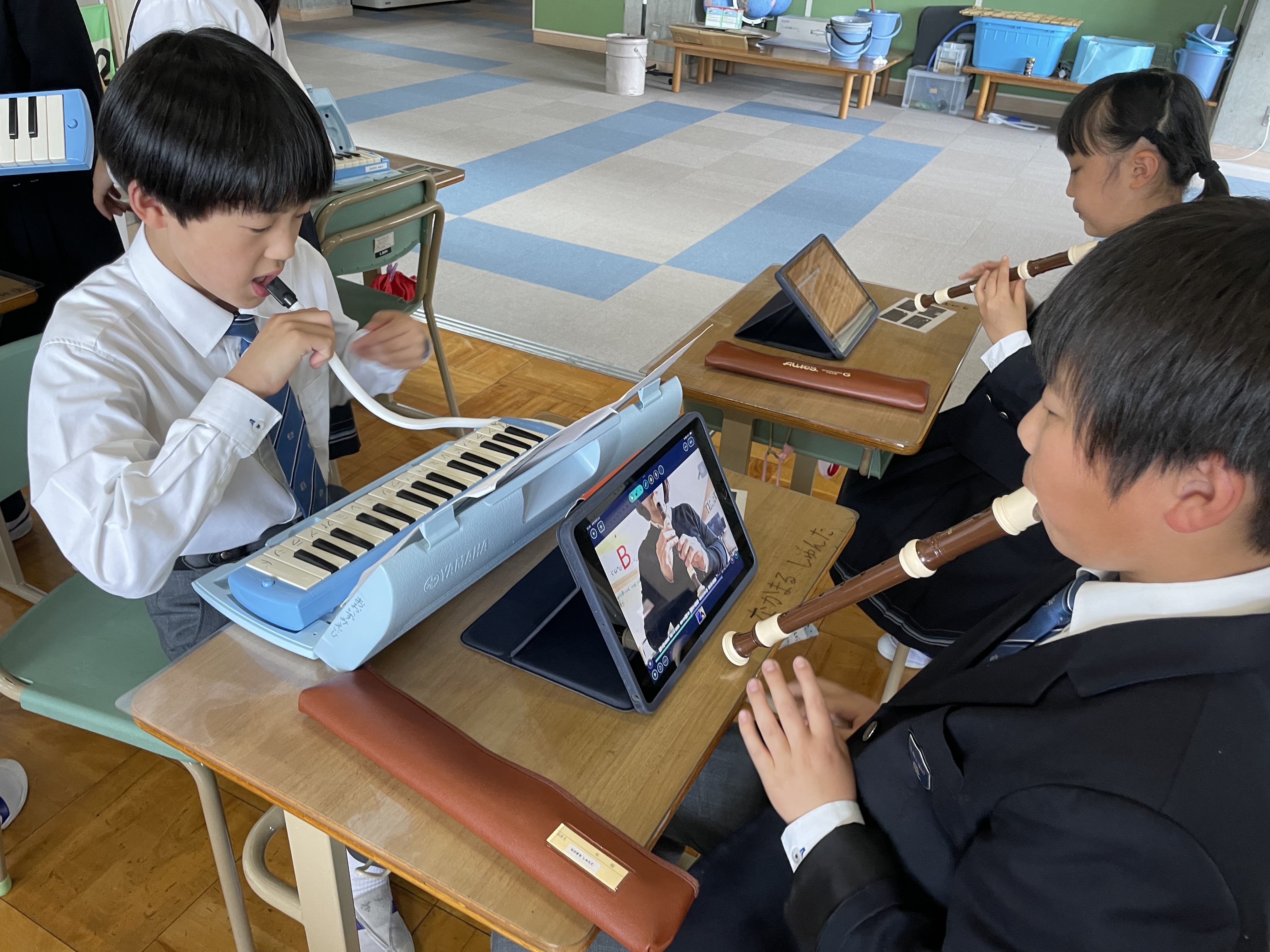 ≪5年生≫合同鼓笛練習＆個別鼓笛練習 - 郡山ザベリオ学園 小学校